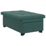 Sofá Cama Verde oscuro 67 x 194 x 38 cm Terciopelo