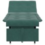 Sofá Cama Verde oscuro 67 x 194 x 38 cm Terciopelo