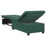 Sofá Cama Verde oscuro 67 x 194 x 38 cm Terciopelo