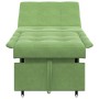 Sofá Cama Verde claro 67 x 194 x 38 cm Terciopelo