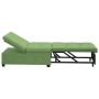 Sofá Cama Verde claro 67 x 194 x 38 cm Terciopelo