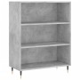 Aparador alto madera contrachapada gris hormigón 69,5x34x180 cm by vidaXL, Sideboards - Ref: Foro24-3198709, Price: 134,64 €,...