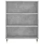 Aparador alto madera contrachapada gris hormigón 69,5x34x180 cm by vidaXL, Sideboards - Ref: Foro24-3198709, Price: 132,80 €,...