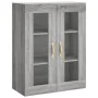 Hohes Sideboard Sonoma graues Sperrholz 69,5x34x180 cm von vidaXL, Sideboards - Ref: Foro24-3198711, Preis: 129,37 €, Rabatt: %