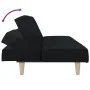 Black fabric sofa bed by vidaXL, Sofas - Ref: Foro24-351883, Price: 252,71 €, Discount: %