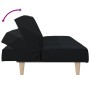 Schwarzes Schlafsofa aus Stoff von vidaXL, Sofas - Ref: Foro24-351883, Preis: 257,35 €, Rabatt: %
