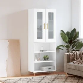 Hohes Sideboard Sperrholz weiß 69,5x34x180 cm von vidaXL, Sideboards - Ref: Foro24-3198713, Preis: 155,68 €, Rabatt: %