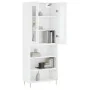 Tall white plywood sideboard 69.5x34x180 cm by vidaXL, Sideboards - Ref: Foro24-3198713, Price: 155,64 €, Discount: %