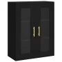 Aparador alto madera contrachapada negro 69,5x34x180 cm de vidaXL, Aparadores - Ref: Foro24-3198714, Precio: 132,04 €, Descue...