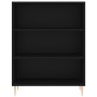 Aparador alto madera contrachapada negro 69,5x34x180 cm de vidaXL, Aparadores - Ref: Foro24-3198714, Precio: 135,40 €, Descue...