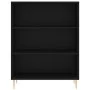 Aparador alto madera contrachapada negro 69,5x34x180 cm de vidaXL, Aparadores - Ref: Foro24-3198714, Precio: 132,04 €, Descue...