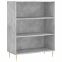 Aparador alto madera contrachapada gris hormigón 69,5x34x180 cm de vidaXL, Aparadores - Ref: Foro24-3198717, Precio: 139,08 €...