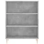 Concrete gray plywood tall sideboard 69.5x34x180 cm by vidaXL, Sideboards - Ref: Foro24-3198717, Price: 134,25 €, Discount: %