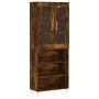 Hohes Sideboard aus geräuchertem Eichensperrholz, 69,5 x 34 x 180 cm von vidaXL, Sideboards - Ref: Foro24-3198718, Preis: 133...