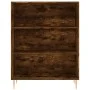 Hohes Sideboard aus geräuchertem Eichensperrholz, 69,5 x 34 x 180 cm von vidaXL, Sideboards - Ref: Foro24-3198718, Preis: 133...