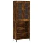 Hohes Sideboard aus geräuchertem Eichensperrholz, 69,5 x 34 x 180 cm von vidaXL, Sideboards - Ref: Foro24-3198726, Preis: 137...