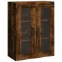 Hohes Sideboard aus geräuchertem Eichensperrholz, 69,5 x 34 x 180 cm von vidaXL, Sideboards - Ref: Foro24-3198726, Preis: 137...