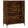 Hohes Sideboard aus geräuchertem Eichensperrholz, 69,5 x 34 x 180 cm von vidaXL, Sideboards - Ref: Foro24-3198726, Preis: 137...