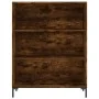 Hohes Sideboard aus geräuchertem Eichensperrholz, 69,5 x 34 x 180 cm von vidaXL, Sideboards - Ref: Foro24-3198726, Preis: 137...