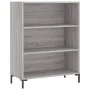 Aparador alto madera contrachapada gris sonoma 69,5x34x180 cm de vidaXL, Aparadores - Ref: Foro24-3198727, Precio: 133,81 €, ...