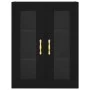 Aparador alto madera contrachapada negro 69,5x34x180 cm de vidaXL, Aparadores - Ref: Foro24-3198706, Precio: 149,05 €, Descue...