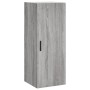 Hohes Sonoma-Sideboard aus grauem Sperrholz, 34,5 x 34 x 180 cm von vidaXL, Sideboards - Ref: Foro24-3198935, Preis: 116,00 €...