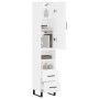 Aparador alto madera contrachapada blanco 34,5x34x180 cm de vidaXL, Aparadores - Ref: Foro24-3198937, Precio: 114,79 €, Descu...