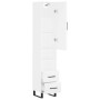 Aparador alto madera contrachapada blanco 34,5x34x180 cm de vidaXL, Aparadores - Ref: Foro24-3198937, Precio: 114,79 €, Descu...