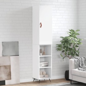 Tall white plywood sideboard 34.5x34x180 cm by vidaXL, Sideboards - Ref: Foro24-3198953, Price: 89,32 €, Discount: %