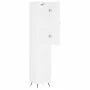 Aparador alto madera contrachapada blanco 34,5x34x180 cm de vidaXL, Aparadores - Ref: Foro24-3198953, Precio: 88,25 €, Descue...