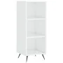 Aparador alto madera contrachapada blanco brillo 34,5x34x180 cm by vidaXL, Sideboards - Ref: Foro24-3198955, Price: 93,58 €, ...