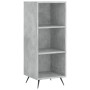 Aparador de madera contrachapada gris hormigón 34,5x34x180 cm von vidaXL, Sideboards - Ref: Foro24-3198957, Preis: 88,71 €, R...