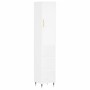 Aparador alto madera contrachapada blanco 34,5x34x180 cm de vidaXL, Aparadores - Ref: Foro24-3198961, Precio: 87,20 €, Descue...