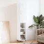 Hochglänzendes Sideboard aus weißem Sperrholz, 34,5 x 34 x 180 cm von vidaXL, Sideboards - Ref: Foro24-3198963, Preis: 91,54 ...