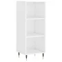 Hochglänzendes Sideboard aus weißem Sperrholz, 34,5 x 34 x 180 cm von vidaXL, Sideboards - Ref: Foro24-3198963, Preis: 91,54 ...