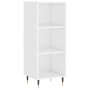 Hochglänzendes Sideboard aus weißem Sperrholz, 34,5 x 34 x 180 cm von vidaXL, Sideboards - Ref: Foro24-3198963, Preis: 92,66 ...