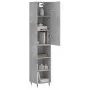 Gray concrete plywood sideboard 34.5x34x180 cm by vidaXL, Sideboards - Ref: Foro24-3198965, Price: 84,23 €, Discount: %