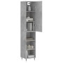 Sideboard aus grauem Betonsperrholz 34,5x34x180 cm von vidaXL, Sideboards - Ref: Foro24-3198965, Preis: 85,28 €, Rabatt: %