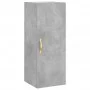Gray concrete plywood sideboard 34.5x34x180 cm by vidaXL, Sideboards - Ref: Foro24-3198965, Price: 84,23 €, Discount: %