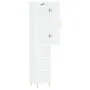 Aparador alto madera contrachapada blanco brillo 34,5x34x180 cm de vidaXL, Aparadores - Ref: Foro24-3198971, Precio: 90,56 €,...