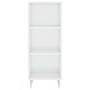 Hohes Sideboard Sperrholz glänzend weiß 34,5x34x180 cm von vidaXL, Sideboards - Ref: Foro24-3198971, Preis: 91,80 €, Rabatt: %