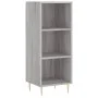 Tall Sonoma gray plywood sideboard 34.5x34x180 cm by vidaXL, Sideboards - Ref: Foro24-3198975, Price: 86,62 €, Discount: %