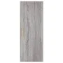 Tall Sonoma gray plywood sideboard 34.5x34x180 cm by vidaXL, Sideboards - Ref: Foro24-3198975, Price: 86,62 €, Discount: %