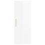 Aparador alto madera contrachapada blanco brillo 34,5x34x180 cm von vidaXL, Sideboards - Ref: Foro24-3199035, Preis: 103,41 €...