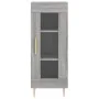 Aparador alto madera contrachapada gris Sonoma 34,5x34x180 cm de vidaXL, Aparadores - Ref: Foro24-3199039, Precio: 97,09 €, D...