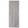 Aparador alto madera contrachapada gris Sonoma 34,5x34x180 cm de vidaXL, Aparadores - Ref: Foro24-3199039, Precio: 97,09 €, D...