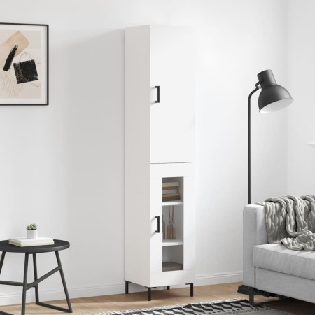 Hoher Schrank aus weißem Sperrholz 34,5x34x180 cm. von vidaXL, Sideboards - Ref: Foro24-3199041, Preis: 104,94 €, Rabatt: %