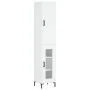 Aparador alto madera contrachapada blanco 34,5x34x180 cm by vidaXL, Sideboards - Ref: Foro24-3199041, Price: 103,60 €, Discou...