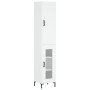 Hoher Schrank aus weißem Sperrholz 34,5x34x180 cm. von vidaXL, Sideboards - Ref: Foro24-3199041, Preis: 104,94 €, Rabatt: %