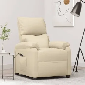 Cream Fabric Electric Recliner by vidaXL, Armchairs - Ref: Foro24-3073822, Price: 224,01 €, Discount: %